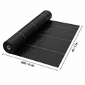 GainYards FieldShield™ Property & Field Weed Barrier Landscape Fabric — Heavy Duty Woven Geotextile Ground Cover for Field & Acre Coverage