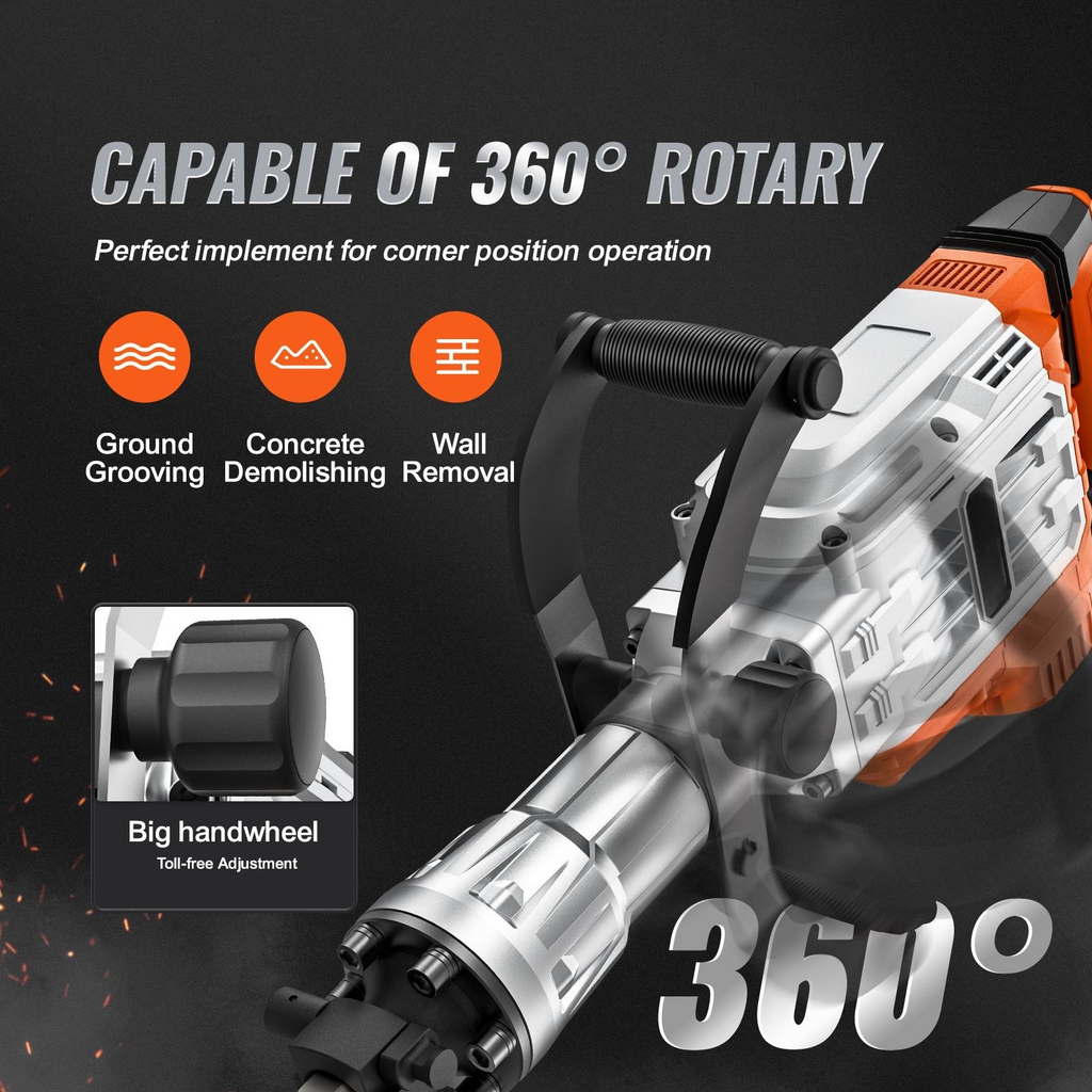 Jack hammer 360 degree view