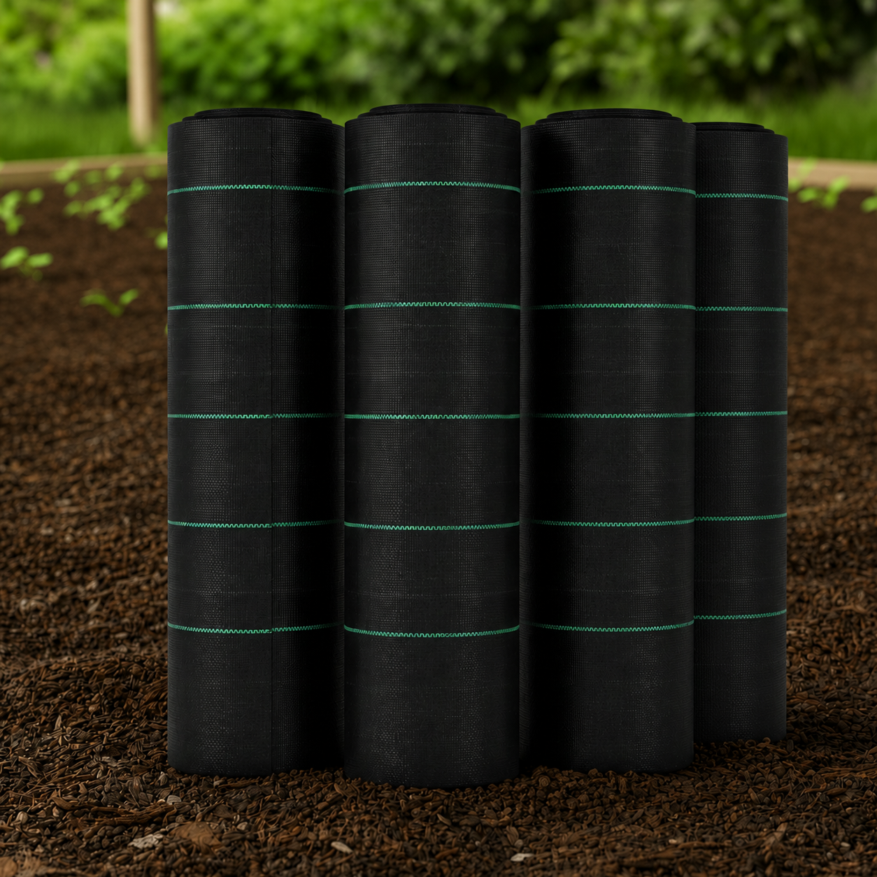 GainYards ProShield™ Landscape Fabric – Polypropylene Woven Ground & Field Cover + Soil Seperator – 5.8 Oz