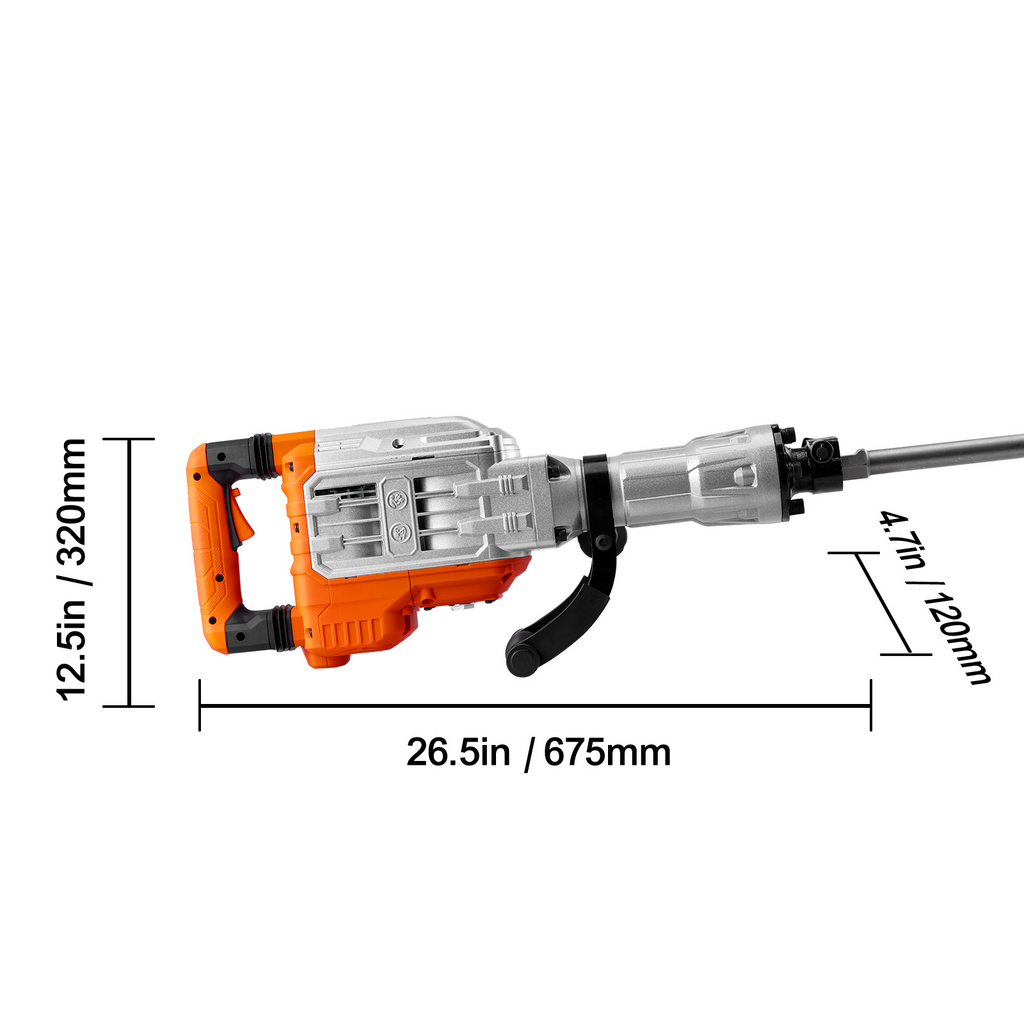 Jack hammer dimensions and specs
