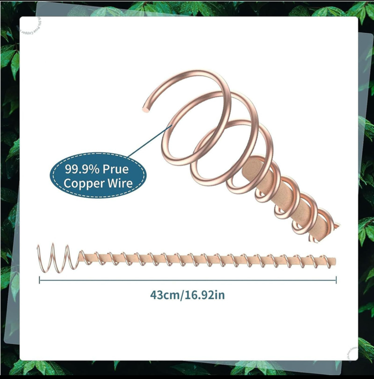 8 Pack Electroculture Copper Gardening Antenna With 3 Small Garden Tool Electroculture Plant Stake Garden Tools Copper Garden Stakes For Grow