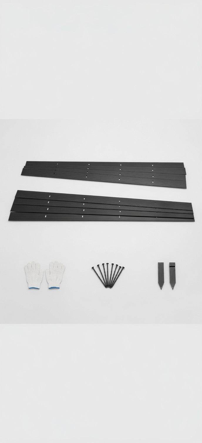 Metal Landscape Edging 8 Packs 72in Rust-Resistant Bendable For Yard Garden