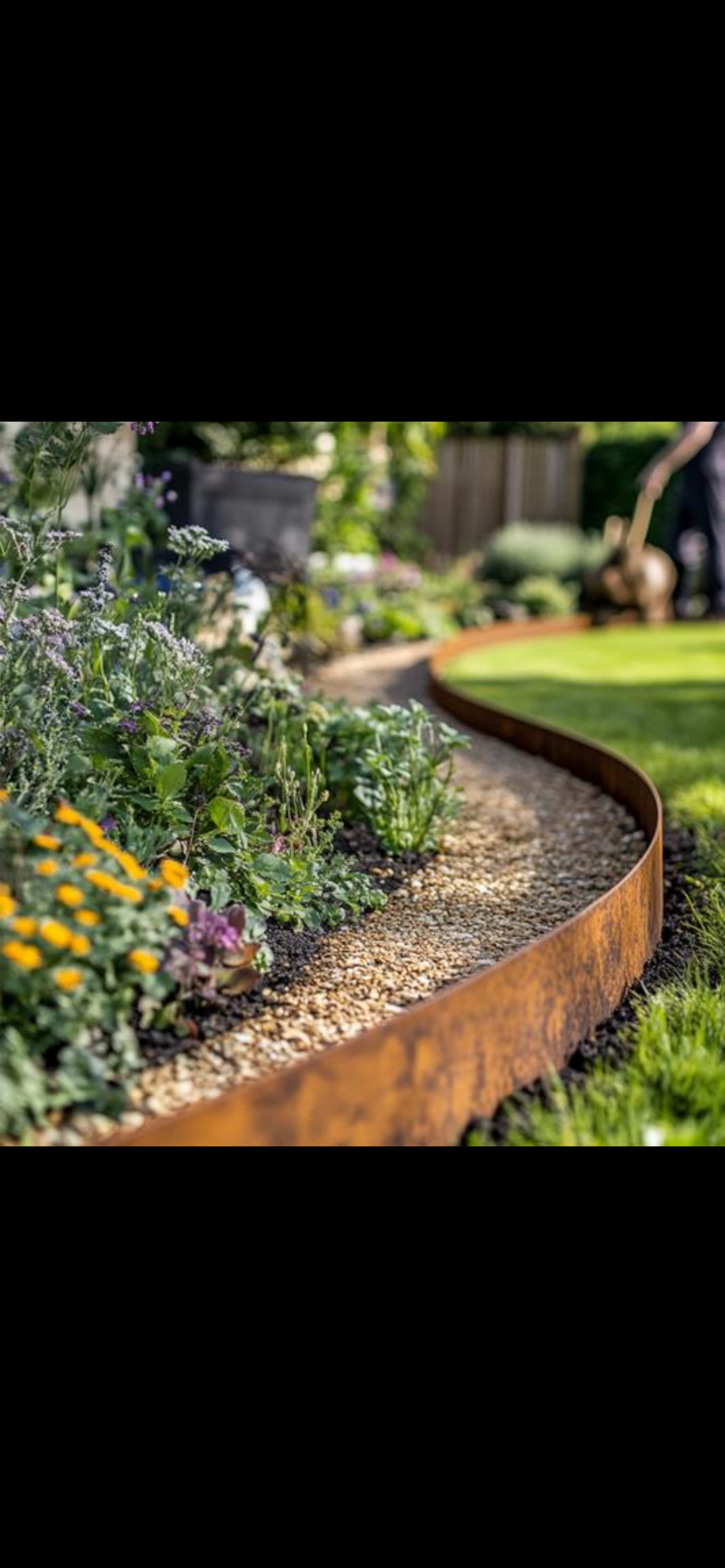 Metal Landscape Edging 8 Packs 72in Rust-Resistant Bendable For Yard Garden