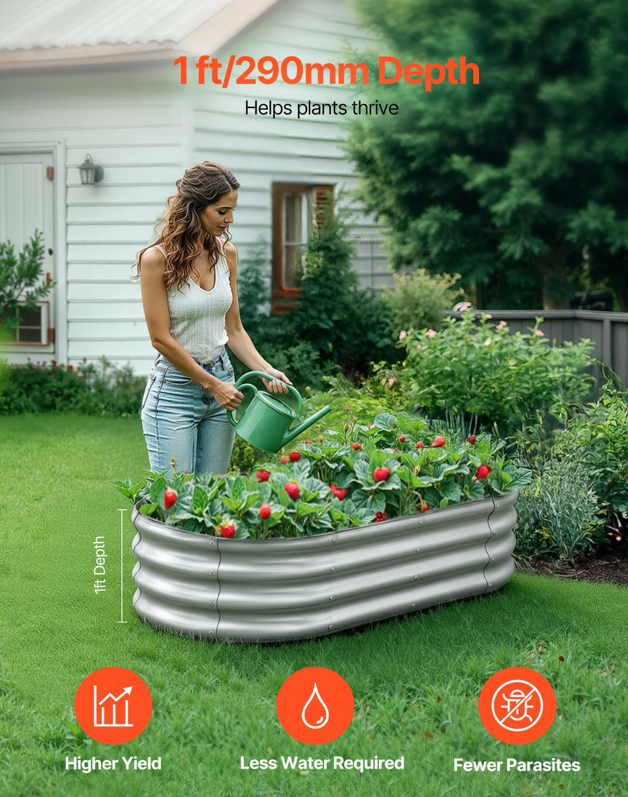 4x2x1 Garden Bed