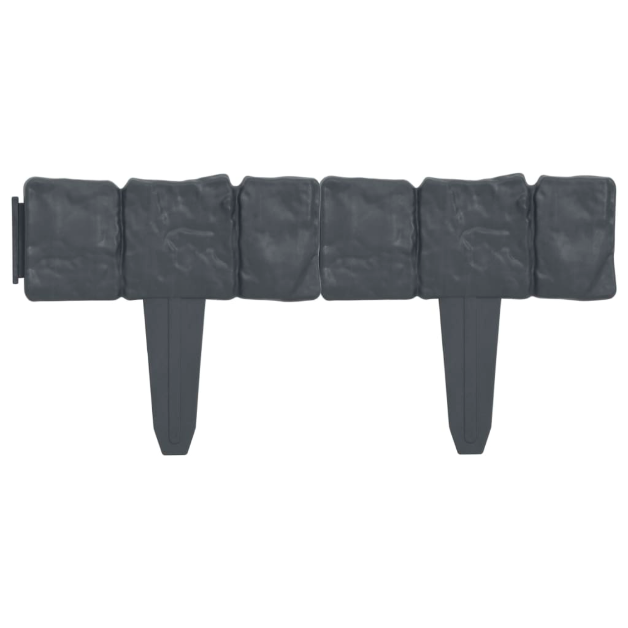 Lawn Edging Stone Look 41 pcs. 10M