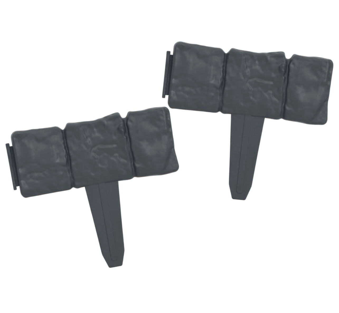 Lawn Edging Stone Look 41 pcs. 10M