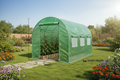 GainYards PolyGrow™ Walk-In Polytunnel Greenhouse — UV-Resistant PE Cover