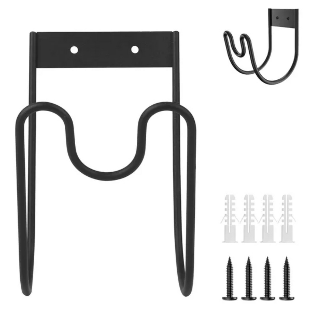 2Pack Heavy Duty Garden Hose Holder Stainless Steel Hose Hook Metal Hose Rack Reel Organizer For Water Hose Extension Cords