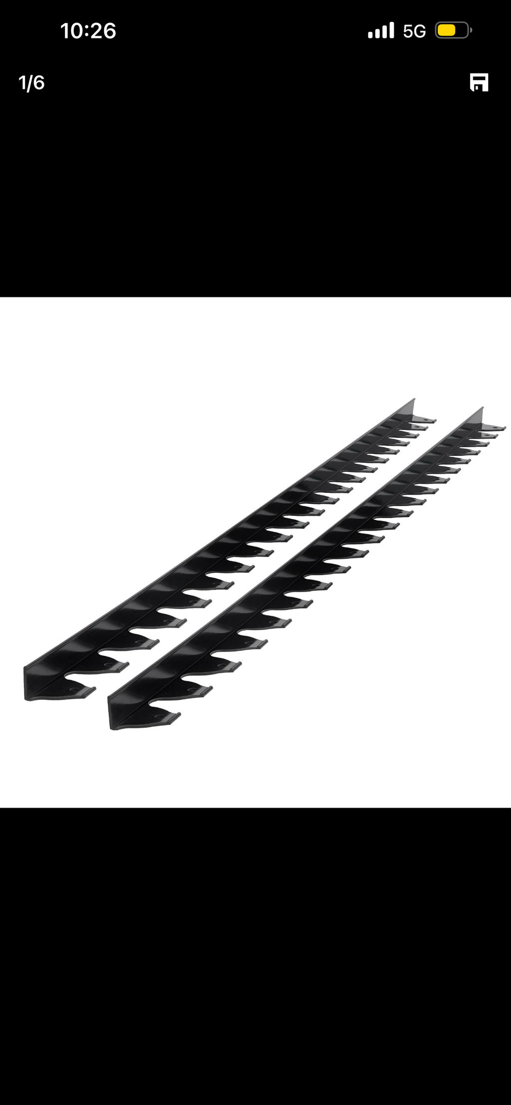 Landscape Edging Border 10Pcs 6 Ft X 1.6 In Plastic Garden Edging No Dig